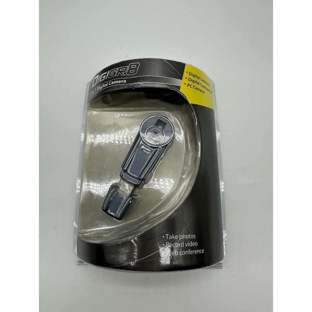 DigiGr8 3-in-1 Digital Camera Camcorder PC Webcam Y2K Retro Tech 16-3850 New